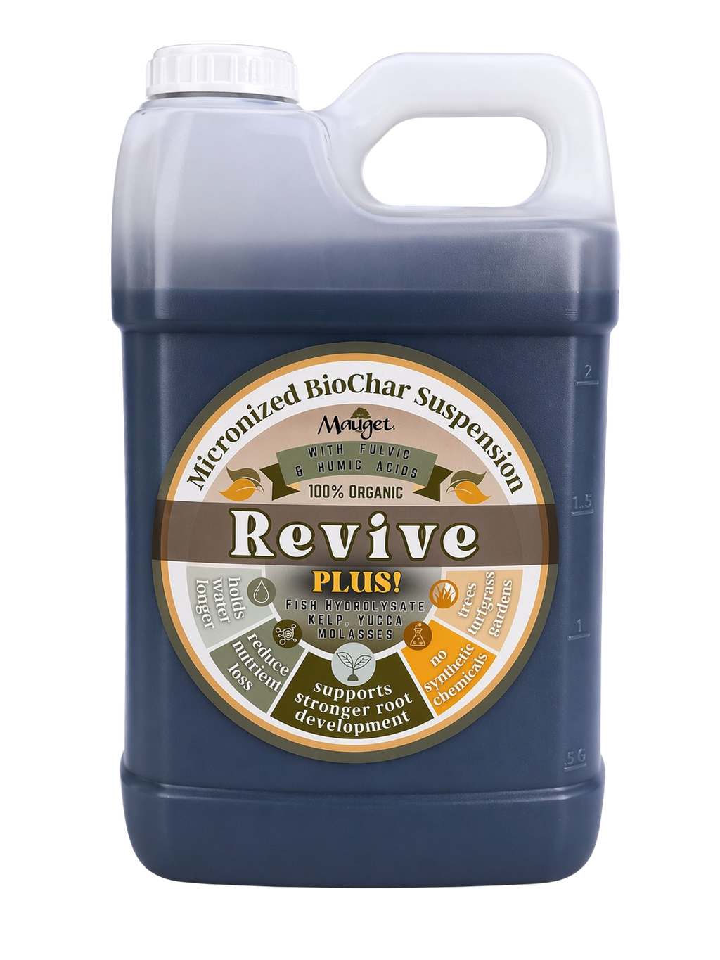 REVIVE Plus! – Micronized Biochar Suspension + Biological Enhancers for Trees and Shrubs