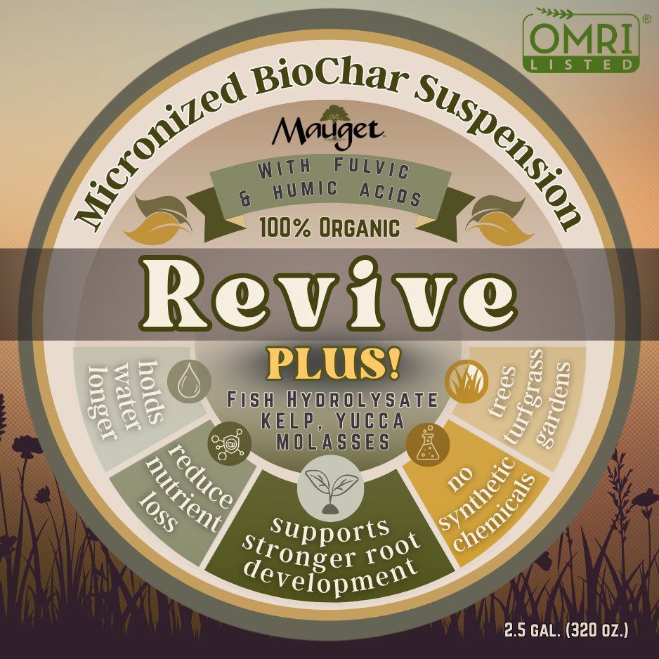Revive Plus – OMRI Listed Biochar Soil Amendment