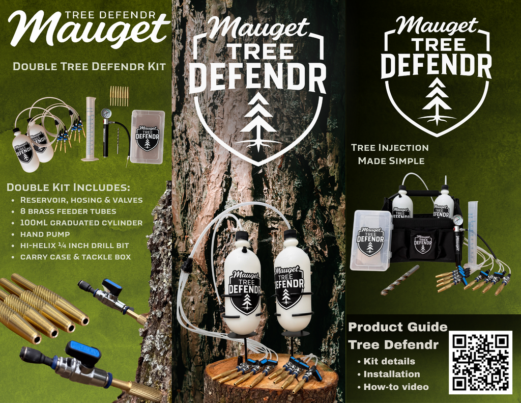 Tree Defendr Double Bottle Kit - Professional Trunk Injection